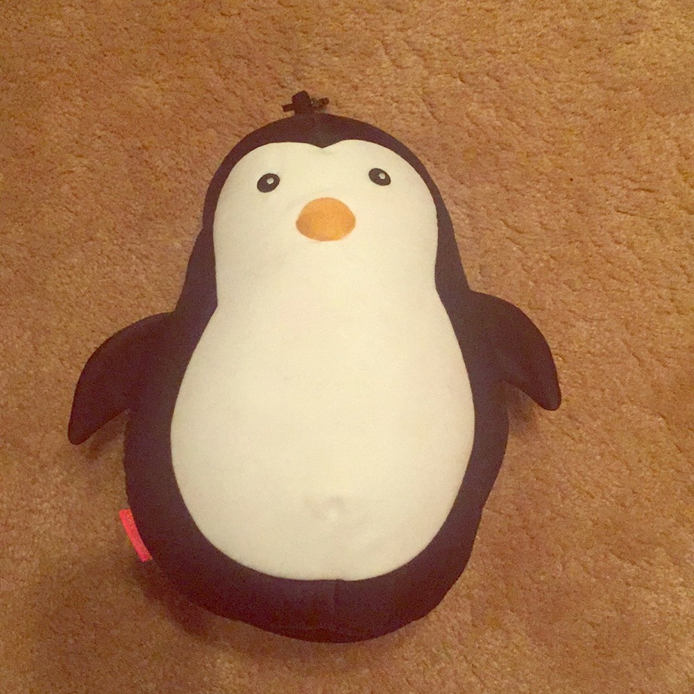Penguin convertible head pillow